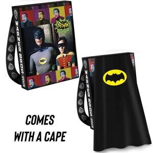 2013 San Diego Comic Con Batman Robin & Joker Backpack/ Totebag with Cape